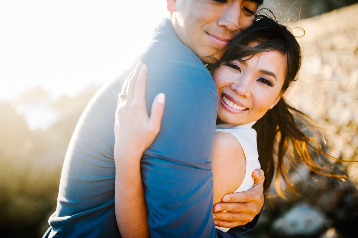 Joyful Emotional Filled Engagement session in Sutro Baths with San Luis Obispo Wedding Photographer