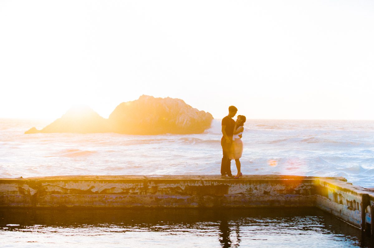 Sutro Baths Engagement Location with San Luis Obispo Wedding Photographer