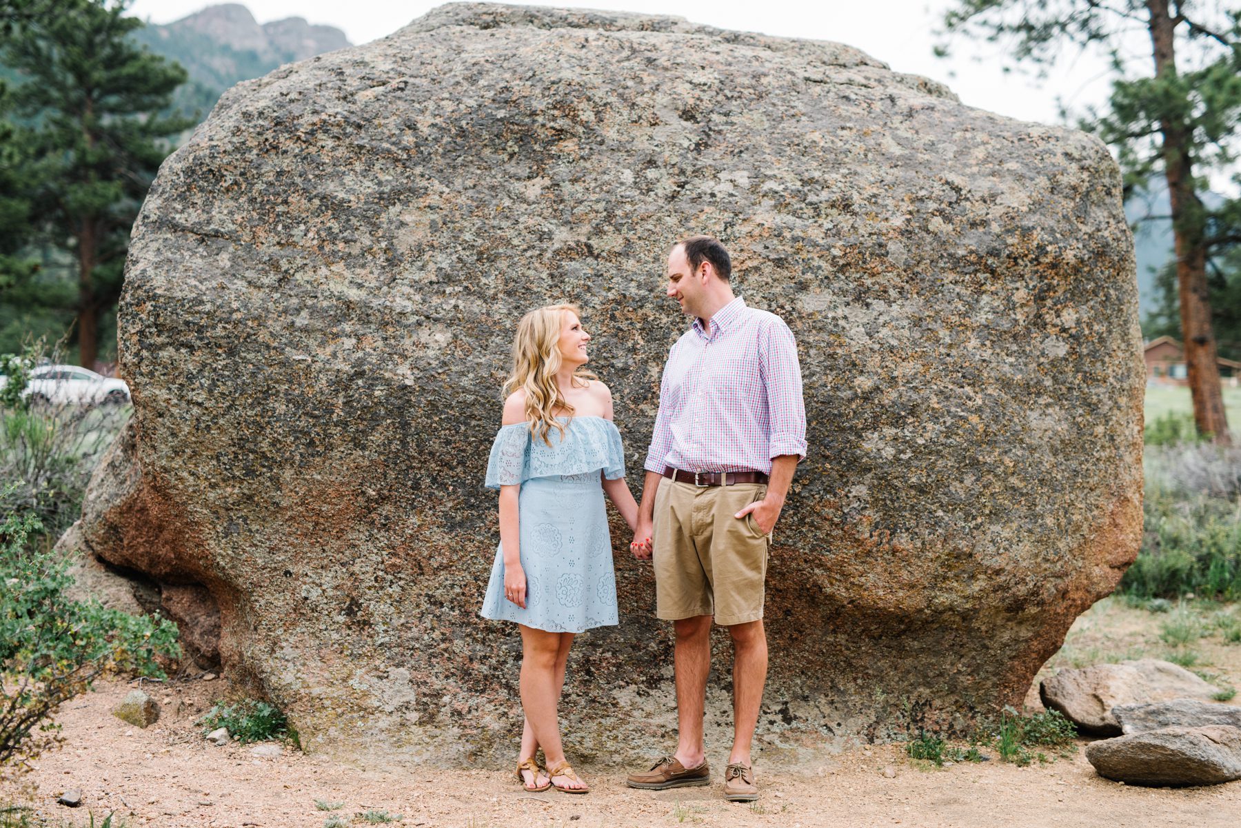 Rocky Mountain Park Engagement with California Central Coast Wedding Photographer