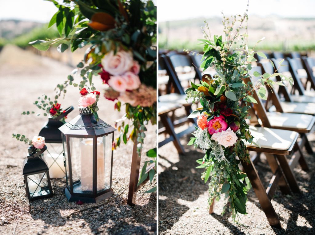 Precious and Blooming floral design for Ceremony Isle photographed by SLO wedding photographer Austyn Elizabeth Photography