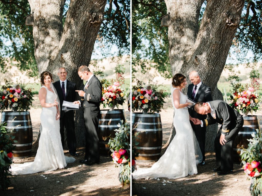 Cass Winery Wedding Ceremony by Austyn Elizabeth Photography