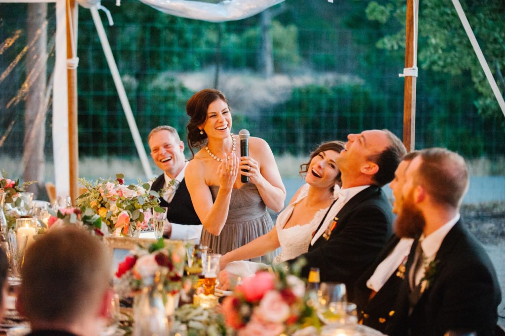 Bridesmaids toast during Cass Winery Wedding by San Luis Obispo Wedding Photographer Austyn Elizabeth Photography