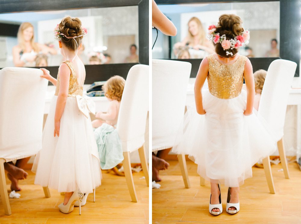 The Flowergirl at a romantic destination Caribbean wedding at Jellyfish Restaurant in Punta Cana, Dominican Republic by Colorado wedding photographer Candice Benjamin Photography, assisted by San Luis Obispo wedding photographer Austyn Elizabeth Photography.