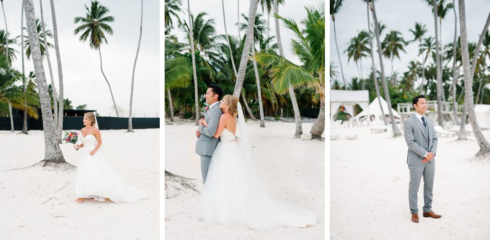 First look at A romantic destination Caribbean wedding at Jellyfish Restaurant in Punta Cana, Dominican Republic by Colorado wedding photographer Candice Benjamin Photography, assisted by San Luis Obispo wedding photographer Austyn Elizabeth Photography.
