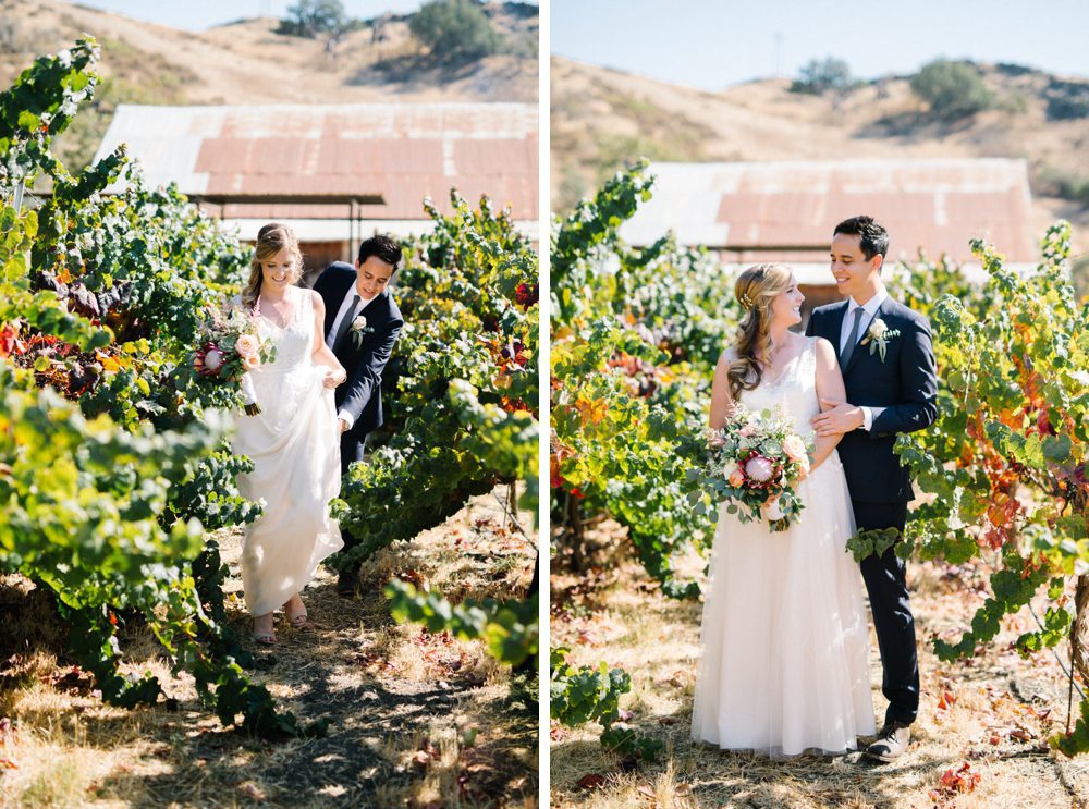 Vineyard Wedding at Higuera Ranch Wedding in San Luis Obispo by Wedding Photographer Austyn Elizabeth Photography