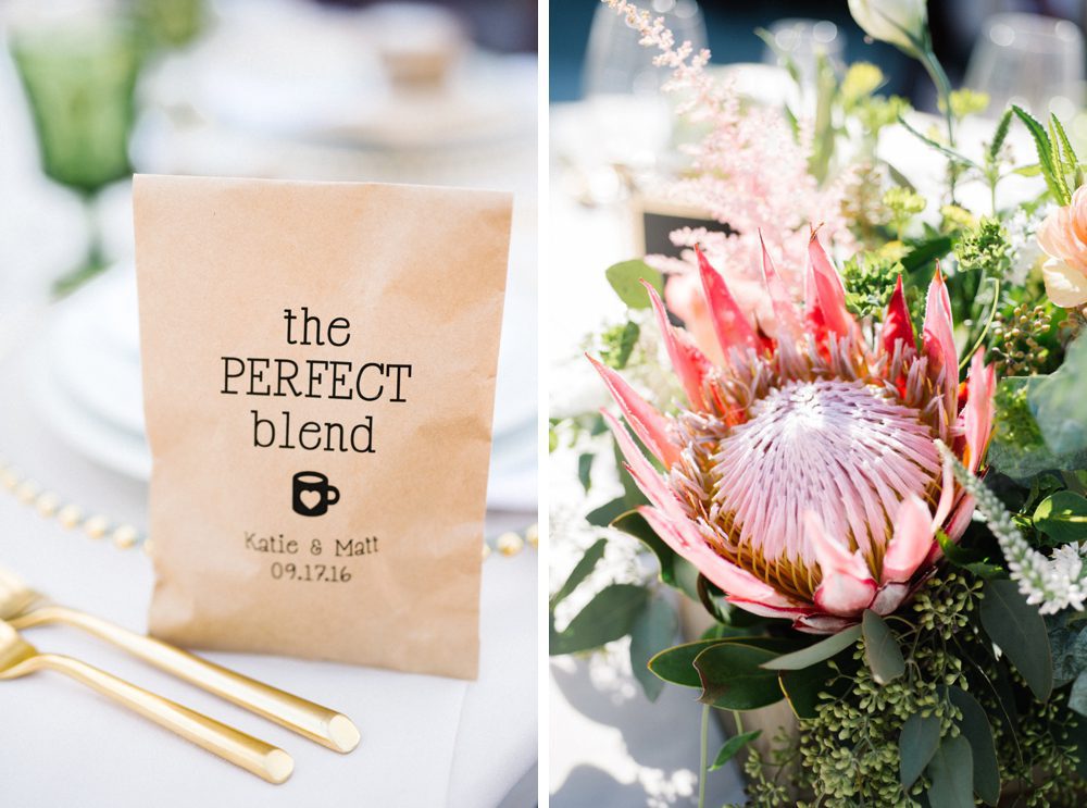 Coffee Bean Favors with WildFlora at Higuera Ranch by Austyn Elizabeth Photography