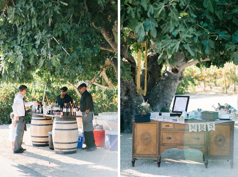 Cocktail Hour at Higuera Ranch Wedding by Austyn Elizabeth Photography