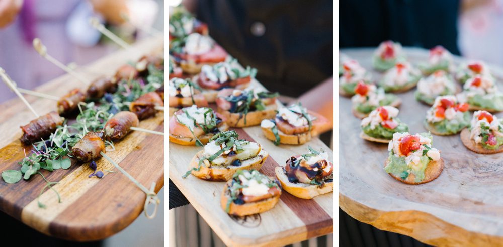 Field To Table appetizers at Higuera Ranch Wedding by San Luis Obispo Wedding Photographer Austyn Elizabeth Photography