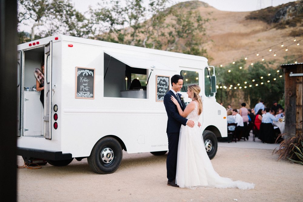 Negranti's Icecream Truck at Higuera Ranch Wedding by Austyn Elizabeth Photography