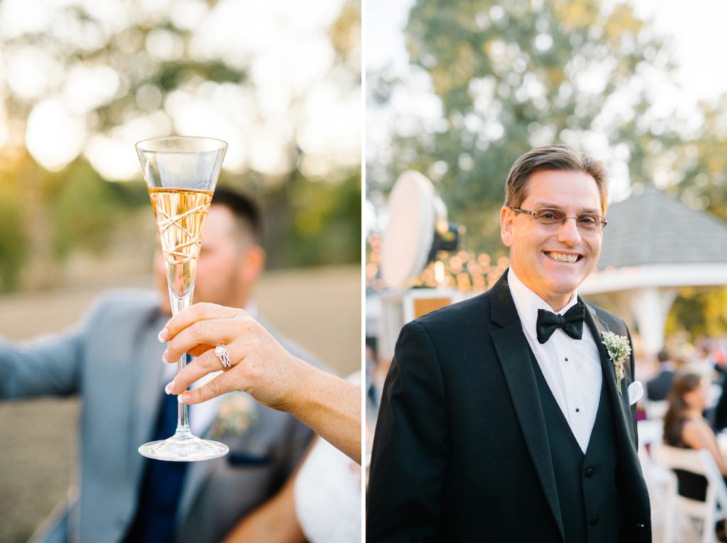 Father of the Bride's toast at Spanish Oaks Wedding by San Luis Obispo Wedding Photographers Austyn Elizabeth Photography