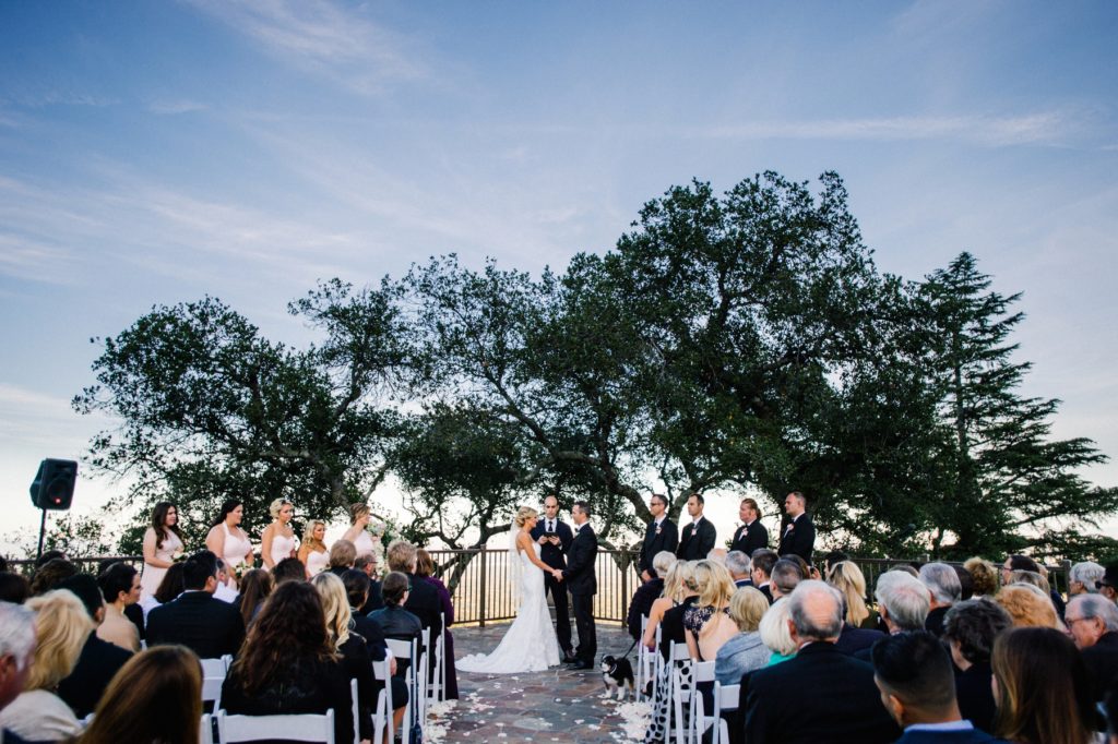 wedding ceremony at Mountain Winery Wedding in Saratoga Wedding by Austyn Elizabeth Photography
