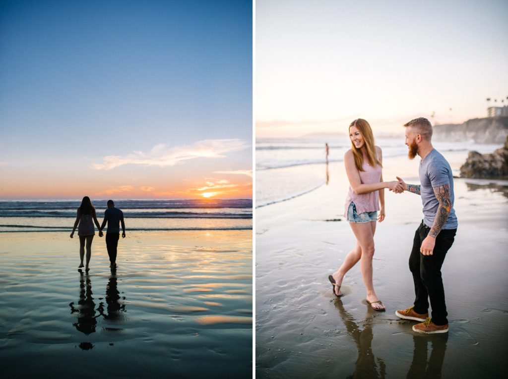 Beach sunset anniversary session with San Luis Obispo Wedding Photographer Austyn Elizabeth Photography