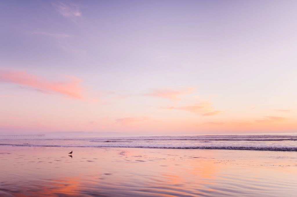 Pismo Beach sunset by San Luis Obispo wedding photographer Austyn Elizabeth Photography