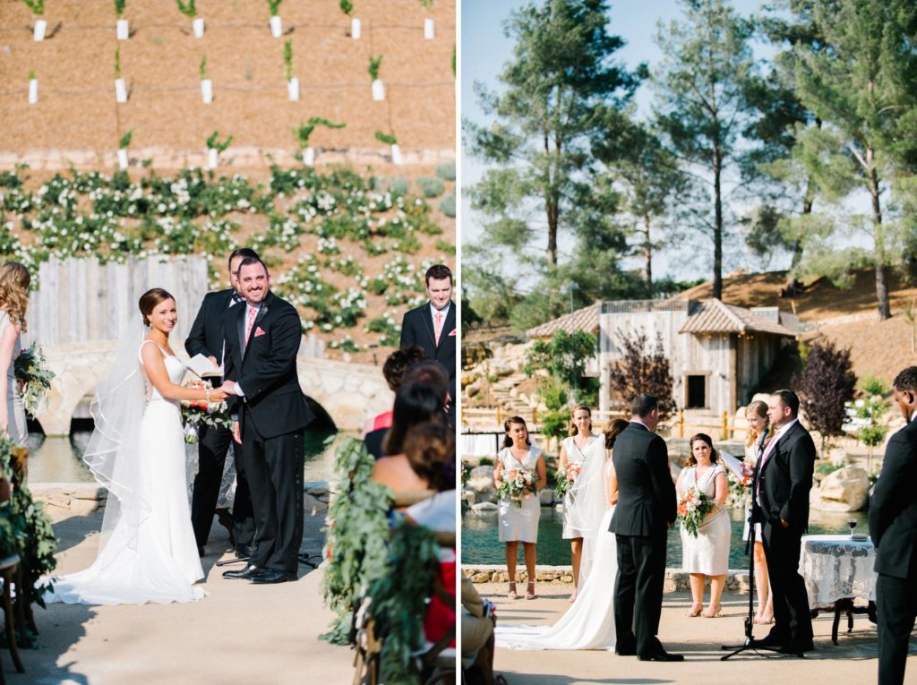 Bride and Groom at Terra Mia Wedding Ceremony in Paso Robles by Austyn Elizabeth Photography