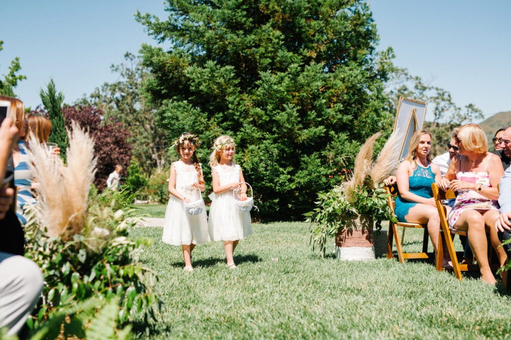 Flower Girls at Grace Maralyn Estates and Garden Wedding by Austyn Elizabeth Photography