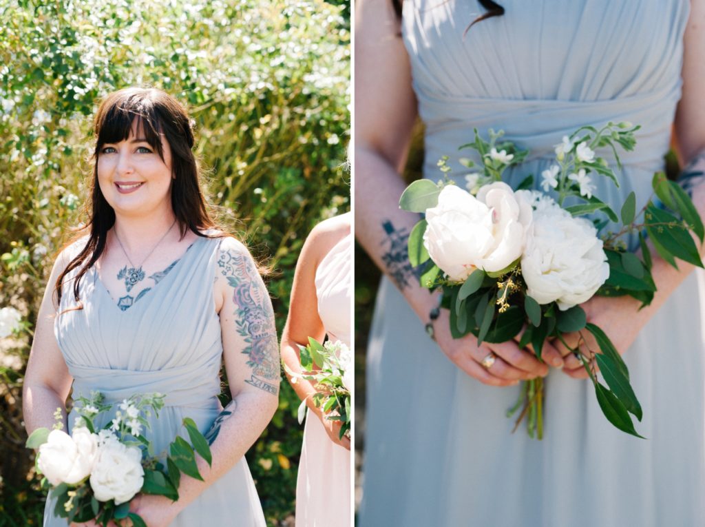 Maid of honor at Grace Maralyn Estates and Garden Wedding by Austyn Elizabeth Photography