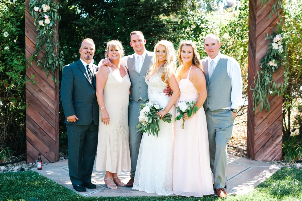 Grooms Family at Grace Maralyn Estates and Garden Wedding by Austyn Elizabeth Photography