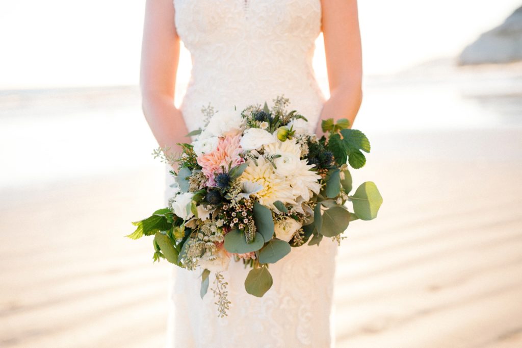 Brooke Edelman floral design for Pismo Beach Elopement by Austyn Elizabeth Photography