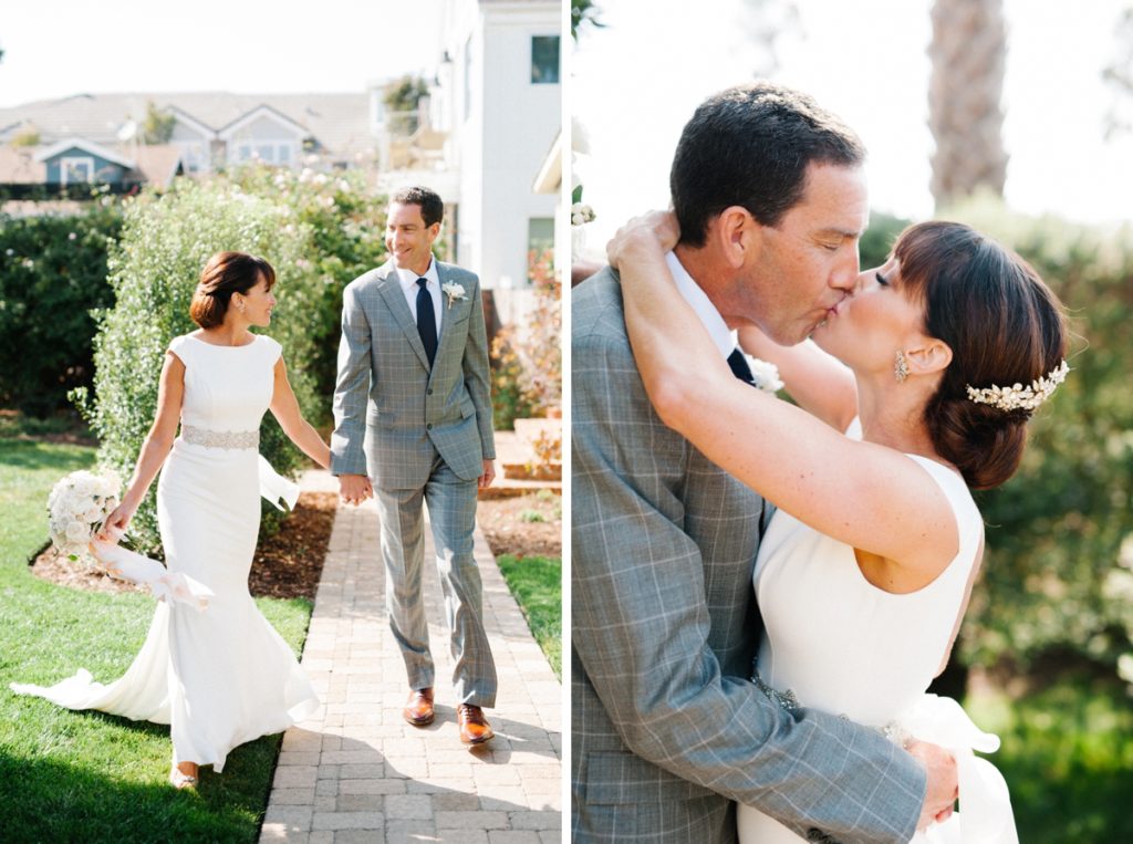 Bride and Groom walking at Cass House Wedding by San Luis Obispo Wedding Photographer Austyn Elizabeth