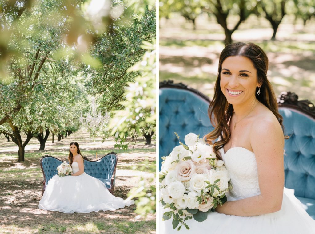 Stunning Bride at Almond Grove Wedding by San Luis Obispo Wedding Photographer Austyn Elizabeth Ford