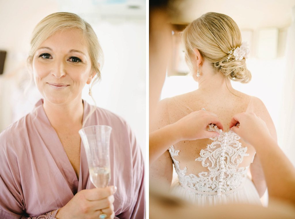 bride getting ready at lyons farmette wedding by austyn elizabeth photography
