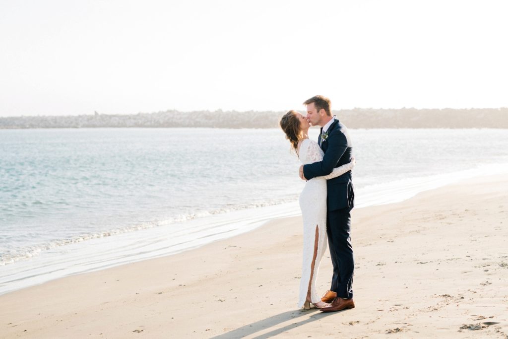 The after moments at a Morro Rock Wedding captured by San Luis Obispo Wedding Photographers Austyn Elizabeth Photography.