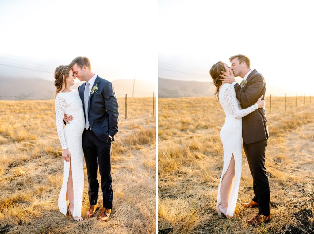HWY 101 bride and groom photographed by San Luis Obispo Wedding Photographers Austyn Elizabeth Photography.
