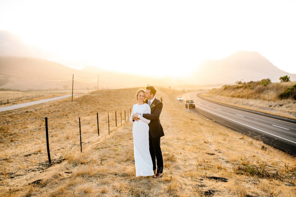 HWY 101 groom photographed by San Luis Obispo Wedding Photographer Austyn Elizabeth Photography.