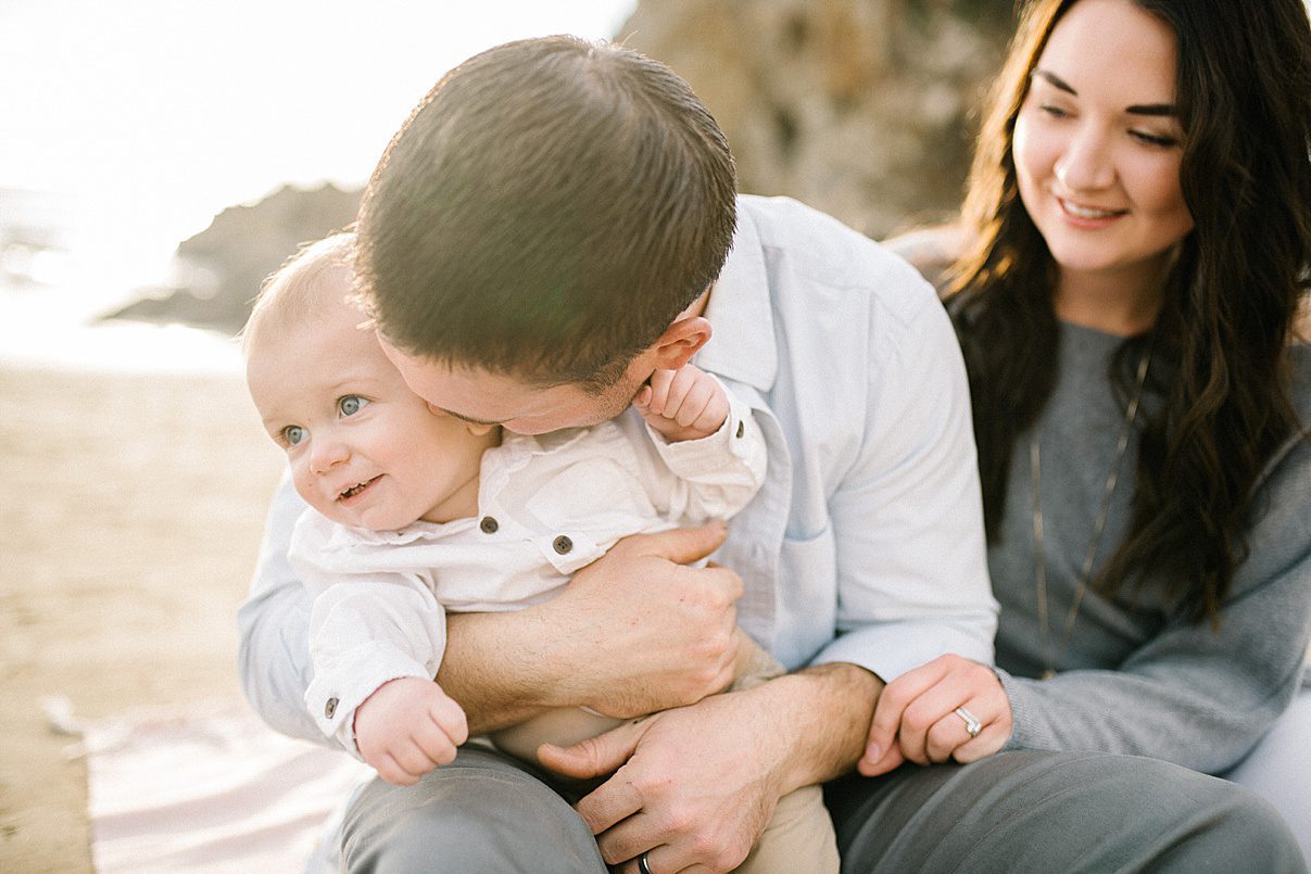 Family photography at the beach with Pismo Beach Wedding Photographer Austyn Elizabeth Photography