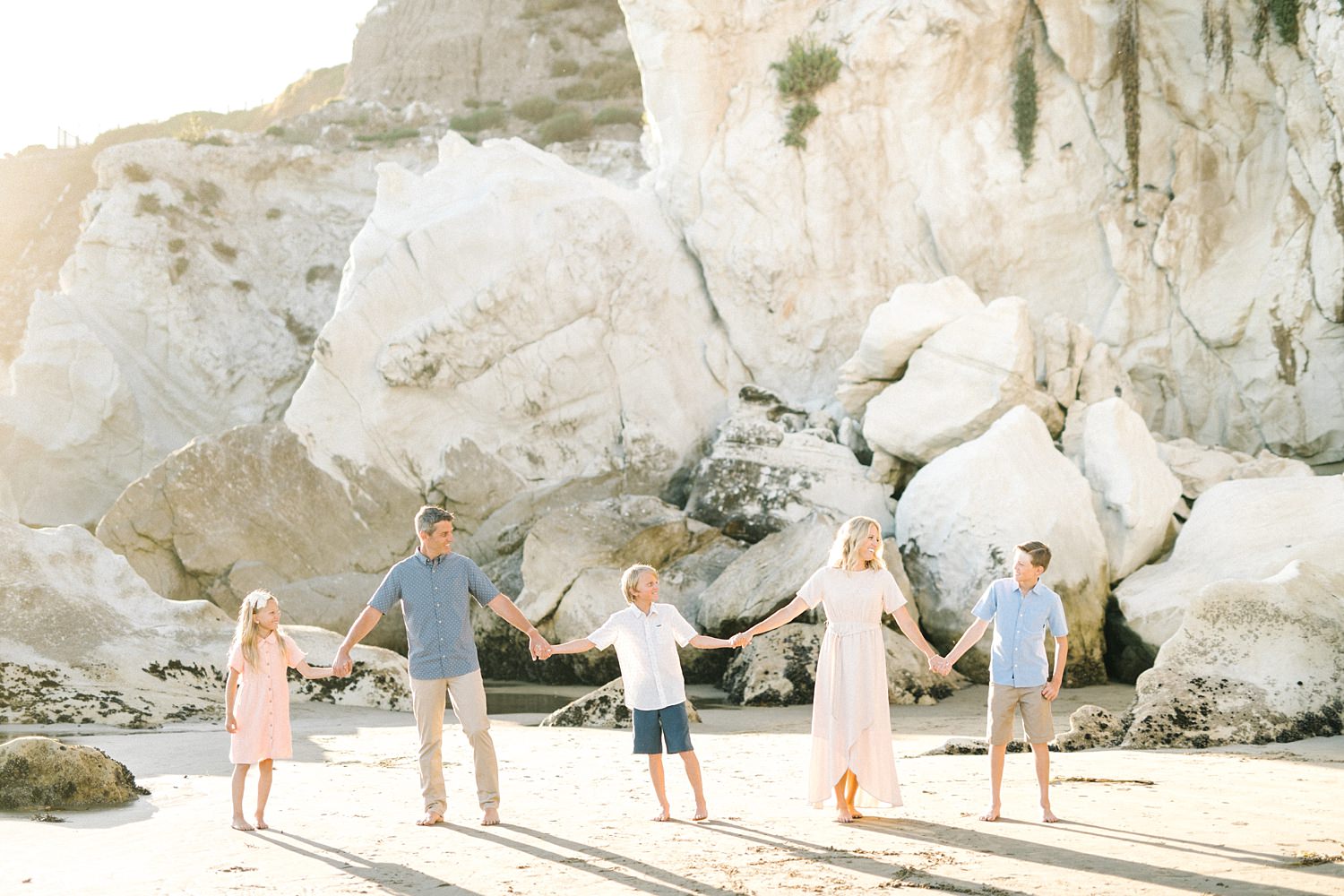Pismo beach family session by white cliffs by Austyn Elizabeth Photography