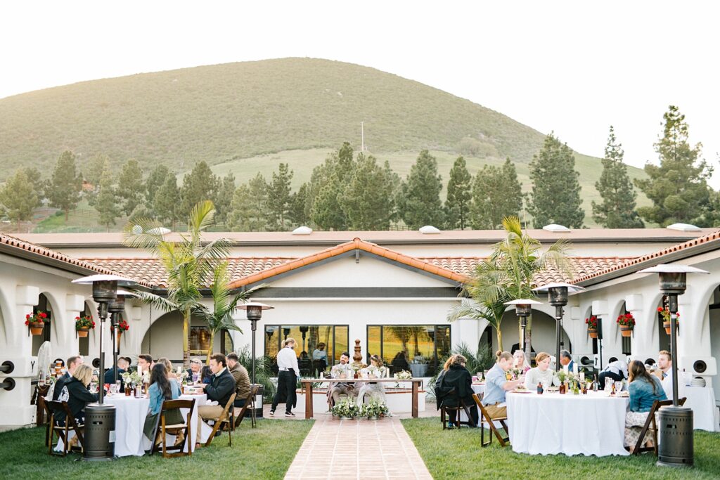 Wedding reception at La Lomita Ranch Wedding by Arroyo Grande Wedding Photographer Austyn Elizabeth Photography