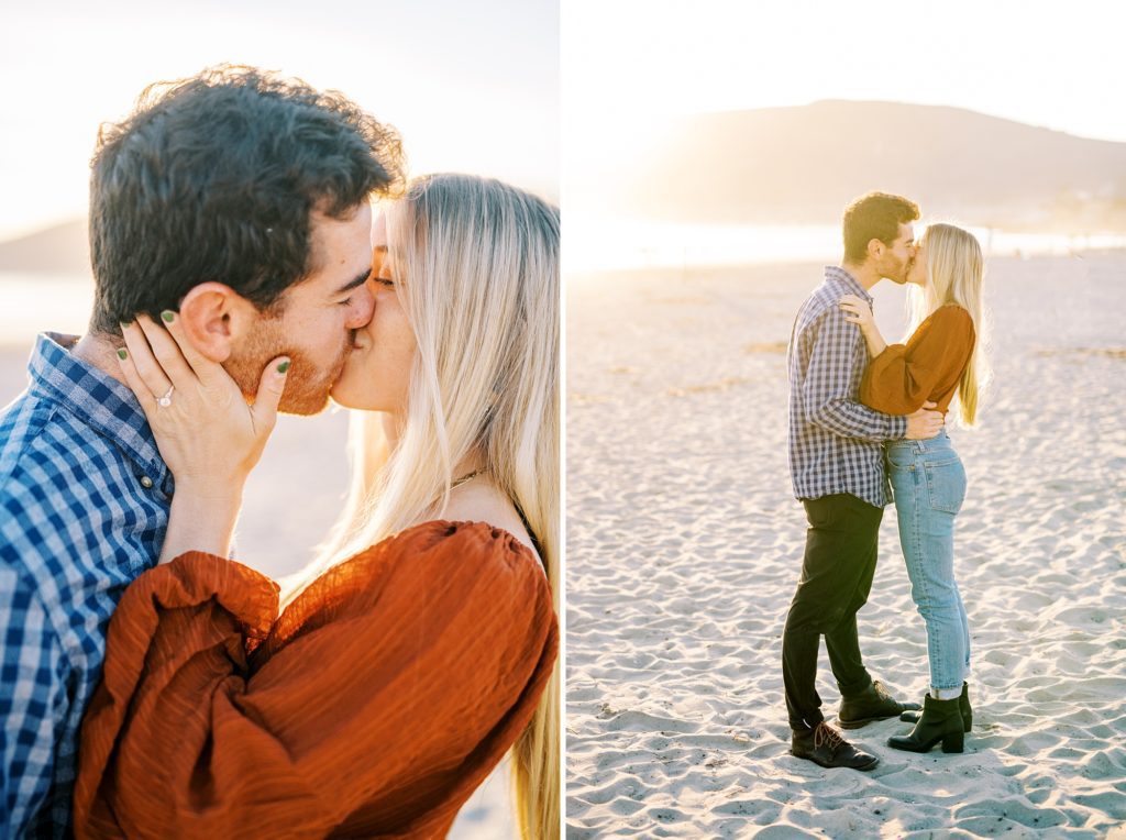 Boyfriend proposes to girlfriend at Avila Beach Proposal by Pismo Beach Wedding Photographer Austyn Elizabeth Photography