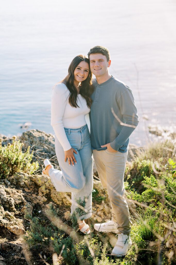 Teacher and Airplane mechanic fall in love at Pismo Beach Engagement session by Pismo Beach Wedding Photographer Austyn Elizabeth Photography