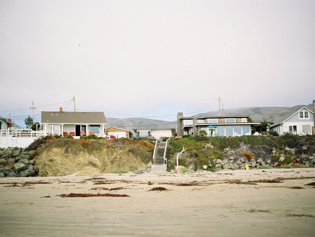 Colorful tropical wedding at Cayucos by Cayucos Wedding Photographer on Film by Austyn Elizabeth Photography