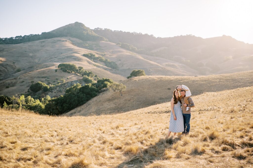 Golden California Hills on San Luis Obispo Family Photos at Johnson Ranch Trail by Pismo Beach Family Photographer Austyn Elizabeth Photography